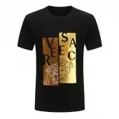 versace t-shirt homme prix bas black gold versace logo